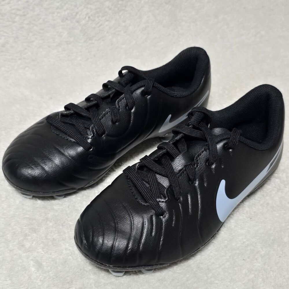 Nike Jr Tiempo Youth Sz 1.5 Legend 10 Club FG/MG Soccer Cleats DV4352-003 Shoes